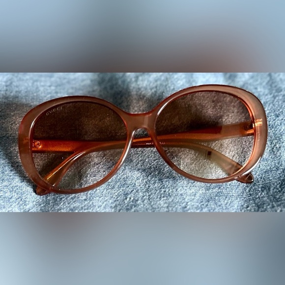 Gucci Oversized Round Sunglasses Pink 59mm Jackie O NWOT main image 14
